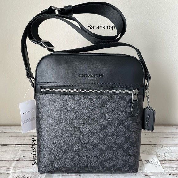 ✅Coach Houston Flight Bag In Signature - Picture 2 of 16